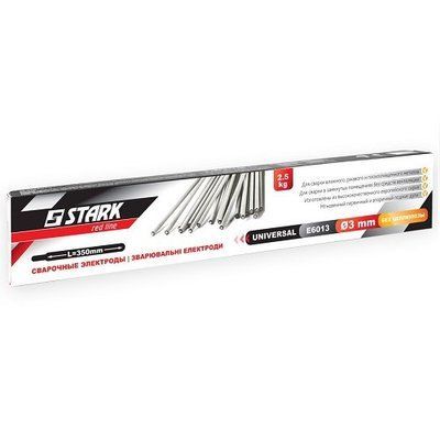 Электроды Stark E-6013 UNIVERSAL, 3мм, 2,5кг 230071025 фото
