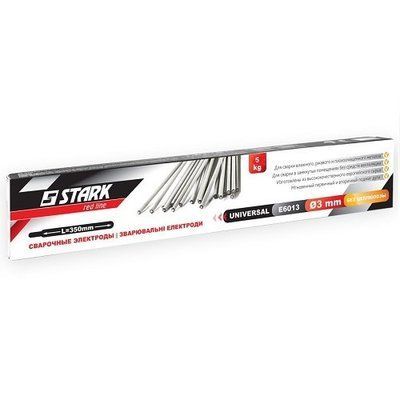 Электроды Stark E-6013 UNIVERSAL, 3мм, 5кг 230071050 фото