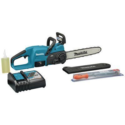 Пила ланцюгова акумуляторна  Makita DUC357Z+BL1850+DC18RC Set SET-DUC357Z-1223 фото