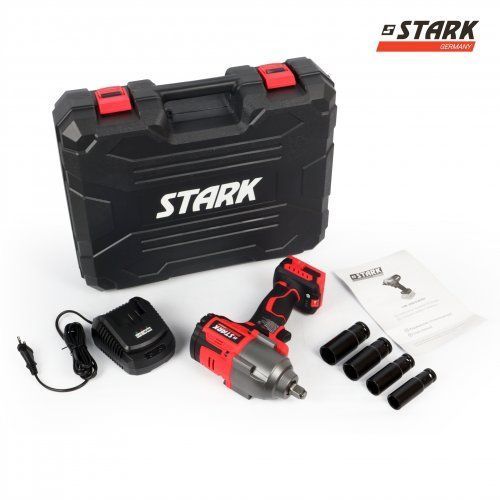 Ударный аккумуляторный гайковерт Stark CIW-2090 B Body без аккумулятора + зарядное устройство, чехол 210020020 фото