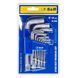 Набір ключів S&R 15шт. Torx 6-60мм.  365413015 фото 3