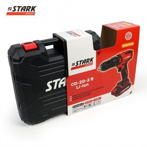 Дриль-шурупокрут акумуляторний Stark Stark CD-20-2 B Li-Ion безщітковий 210020110 фото
