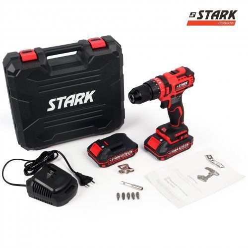 Дриль-шурупокрут акумуляторний Stark Stark CD-20-2 B Li-Ion безщітковий 210020110 фото